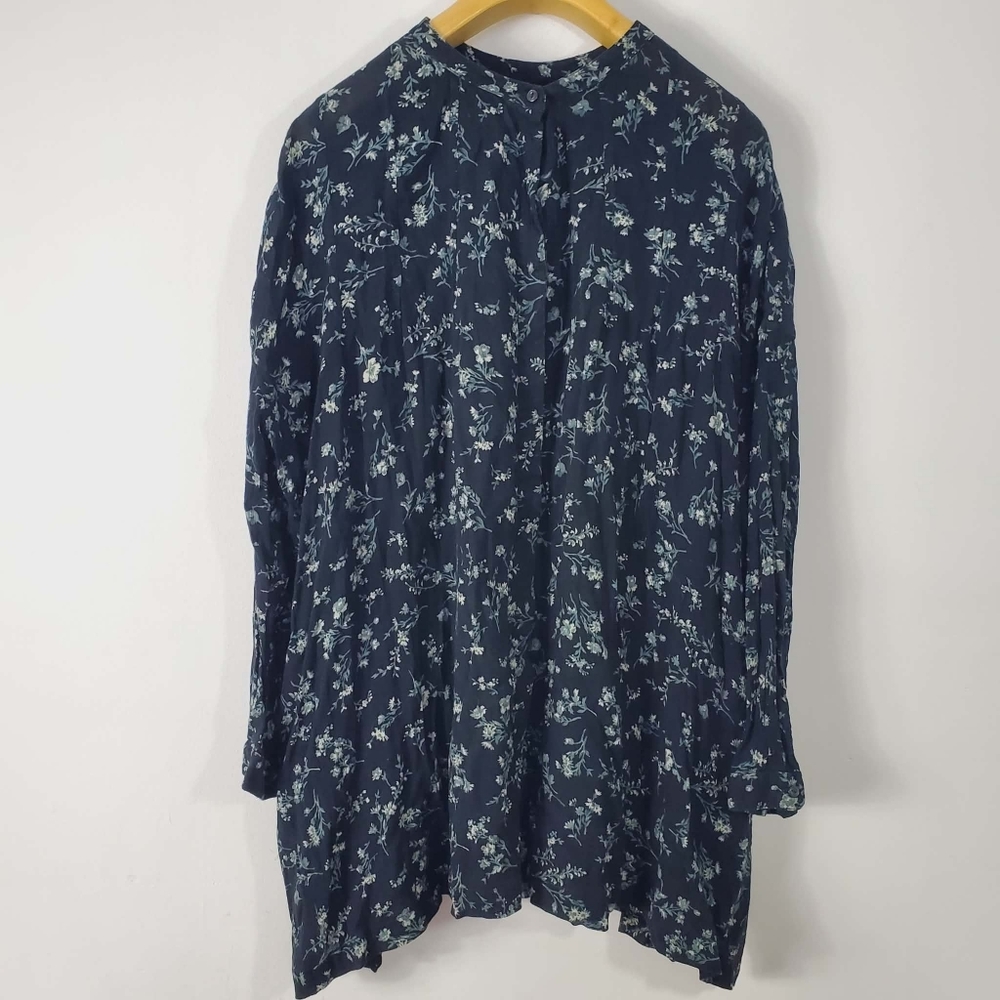 Denim & Supply Ralph Lauren Floral Printed Shirt Tunic Top